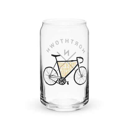 Northtown Beer Can Glass