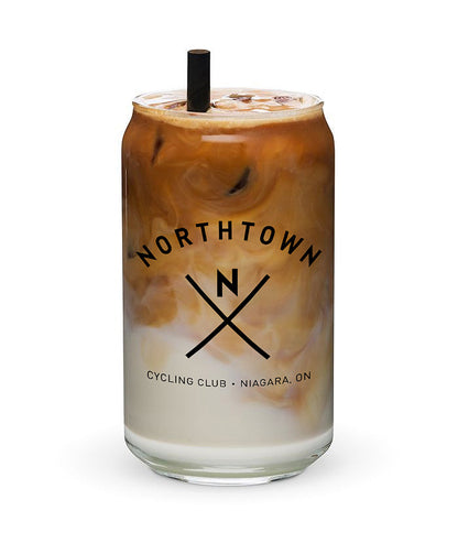 Northtown Beer Can Glass